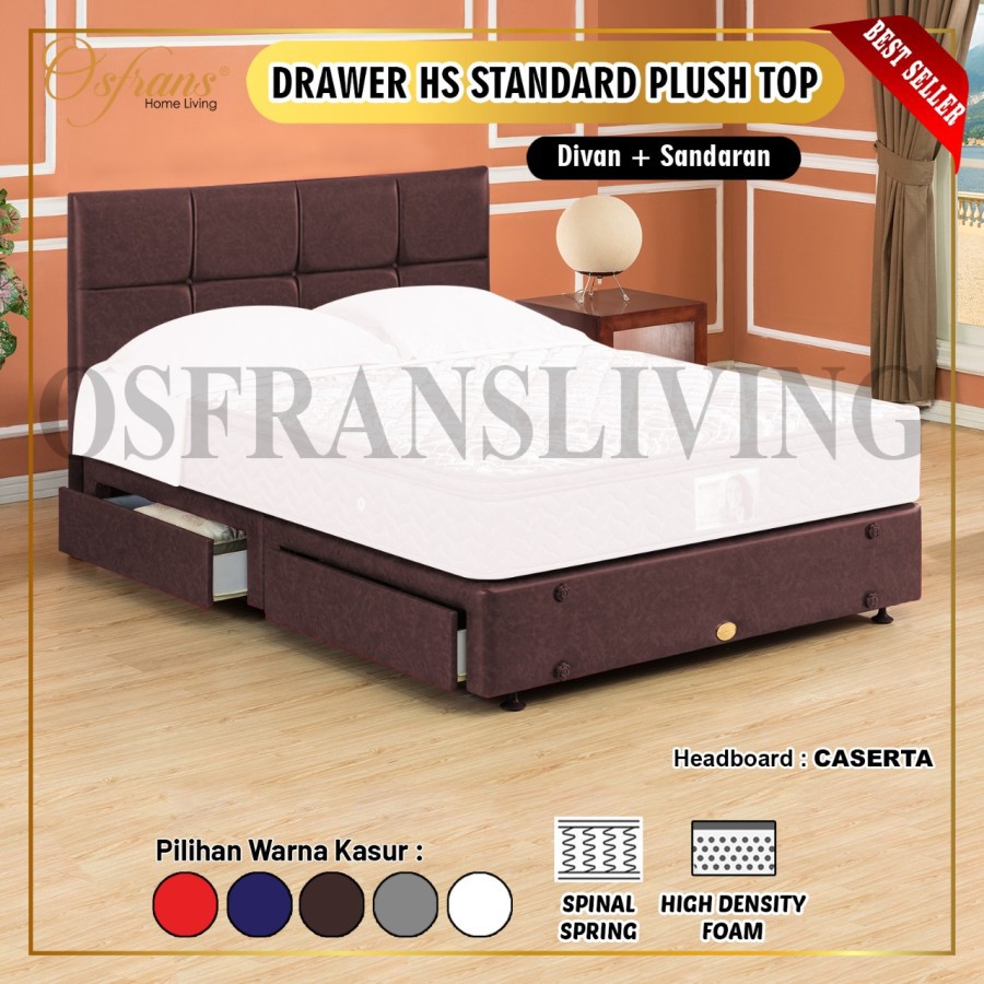 Guhdo Drawer HS New Prima Standard - DIVAN DAN SANDARAN CASERTA DIVAN HS DRAWER HS DRAWER LACI SPRIN
