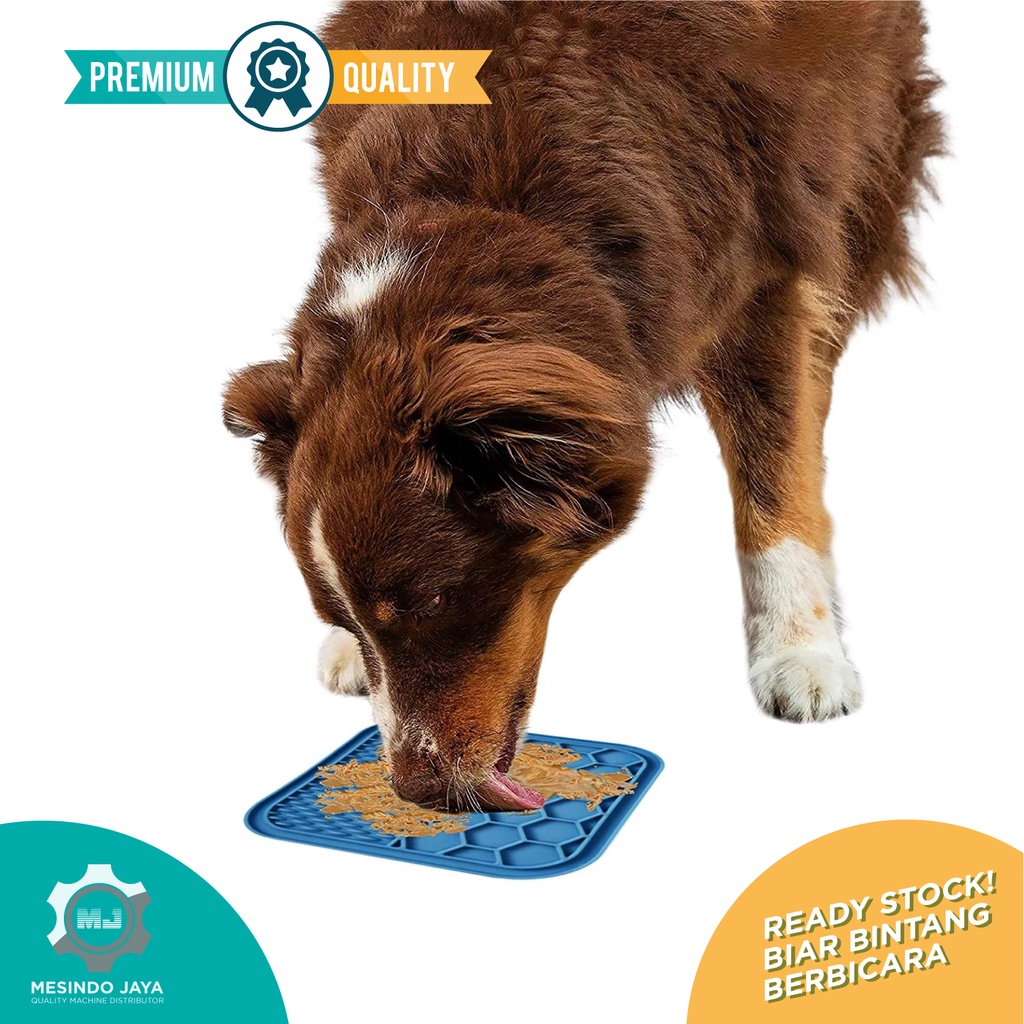 Pet Silicone Feeding Food Feeder, Treats Dog &amp; Cat Slow Food Pad Mat Silicone Feeder Food Pad Mat Dog Cat Slow Silikon makan anjing kucing