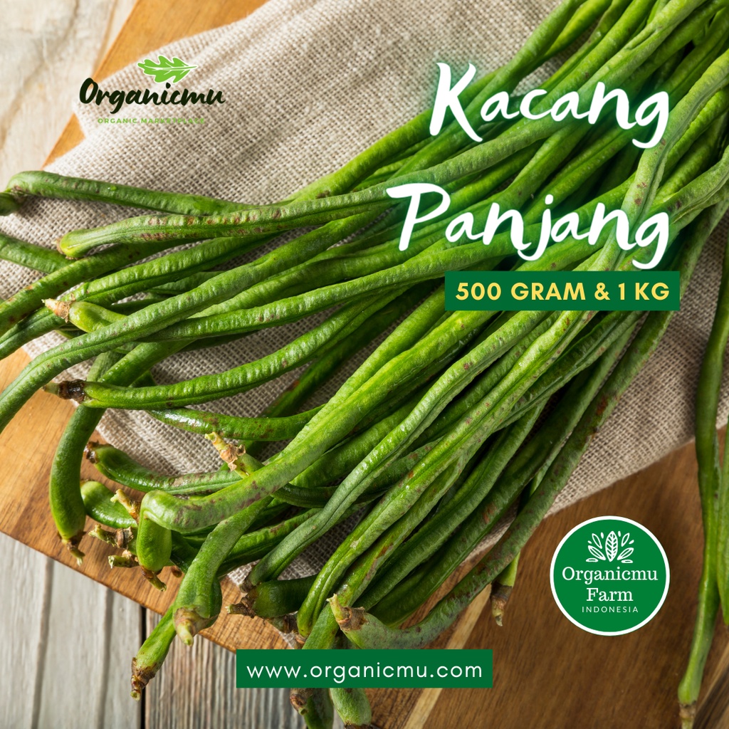 

Organicmu - Kacang Panjang 1 kg