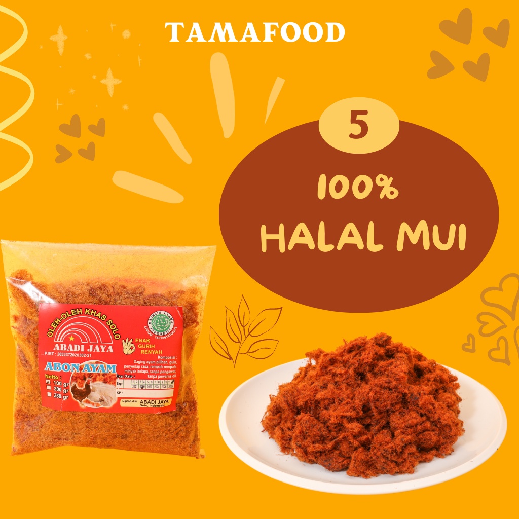

RiDn ABON AYAM 100% DAGING AYAM ASLI / ABON AYAM ORIGINAL & ABON AYAM PEDAS / ABON AYAM HALAL / ABON