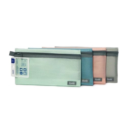 

H7Y Zipper Bag Bantex 8108 05 Size Mini Storage Pouch / Handbag / Pencil Case Semua Warna