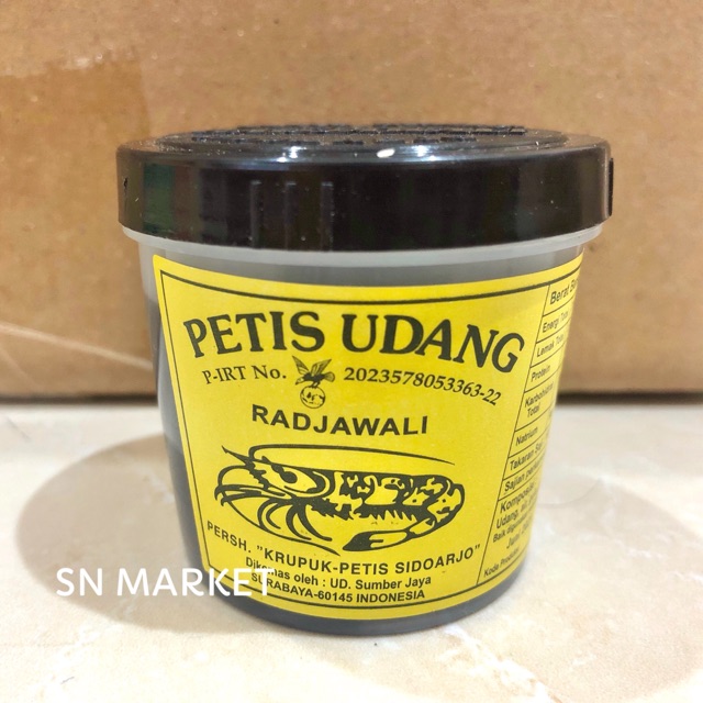 

Petis Udang Radjawali 80 gr