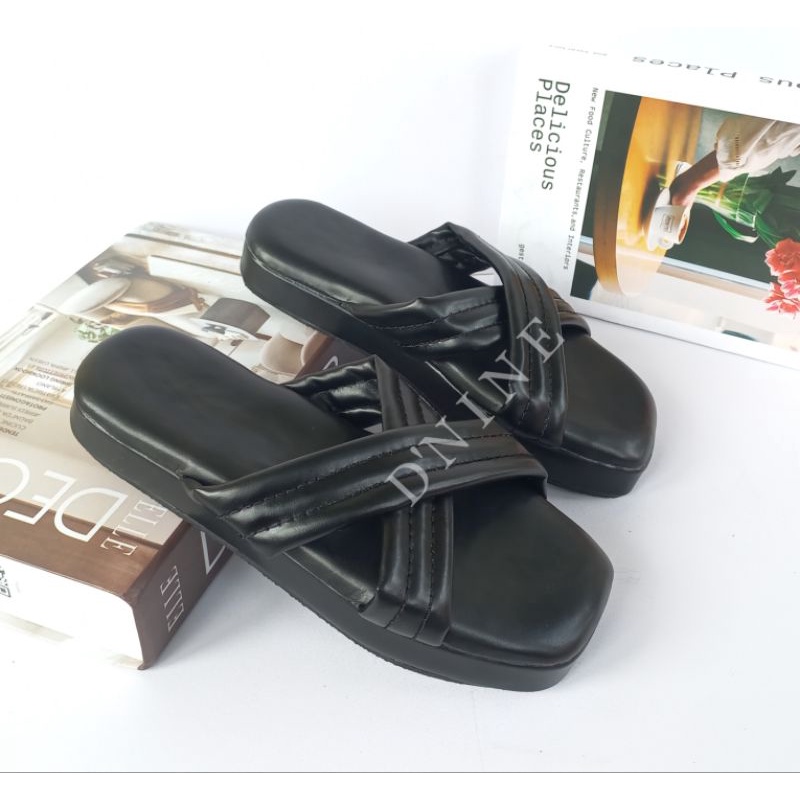 Sandal Wanita Sandal flatporm wedges  ringan dan empuk AR 06