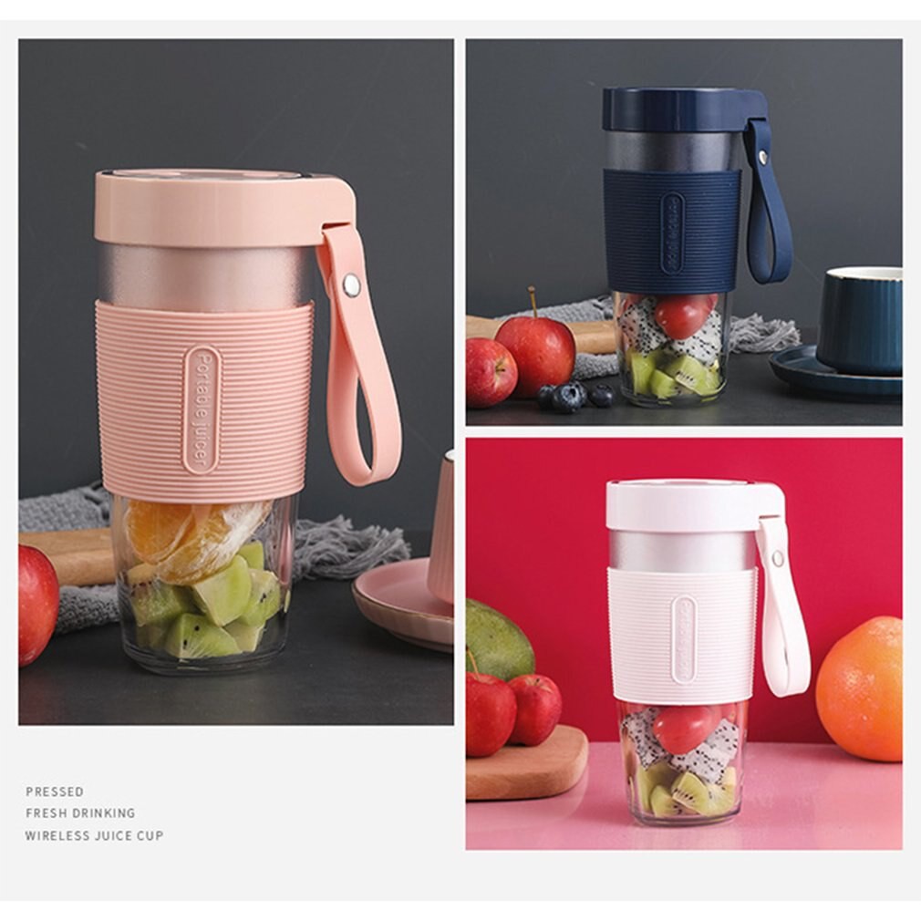 ADP-002 SOHA Juicer MIXER CUP MINI USB BLENDER JUICE Portable JUS Buah, Gelas Kaca Tebal