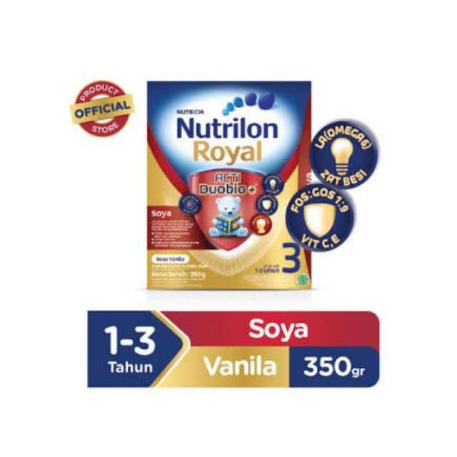 Nutrilon Royal Soya 3 Box 350gr - PUSAT SUSU ONLINE 100% ASLI