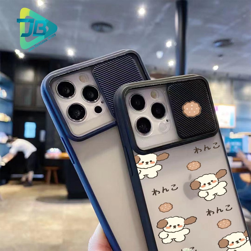 SOFTCASE SLINGCASE SLIDE PELINDUNG KAMERA DOMBA CUTE SAMSUNG OPPO VIVO REALME IPHONE XIAOMI ALL TYPE JB5150