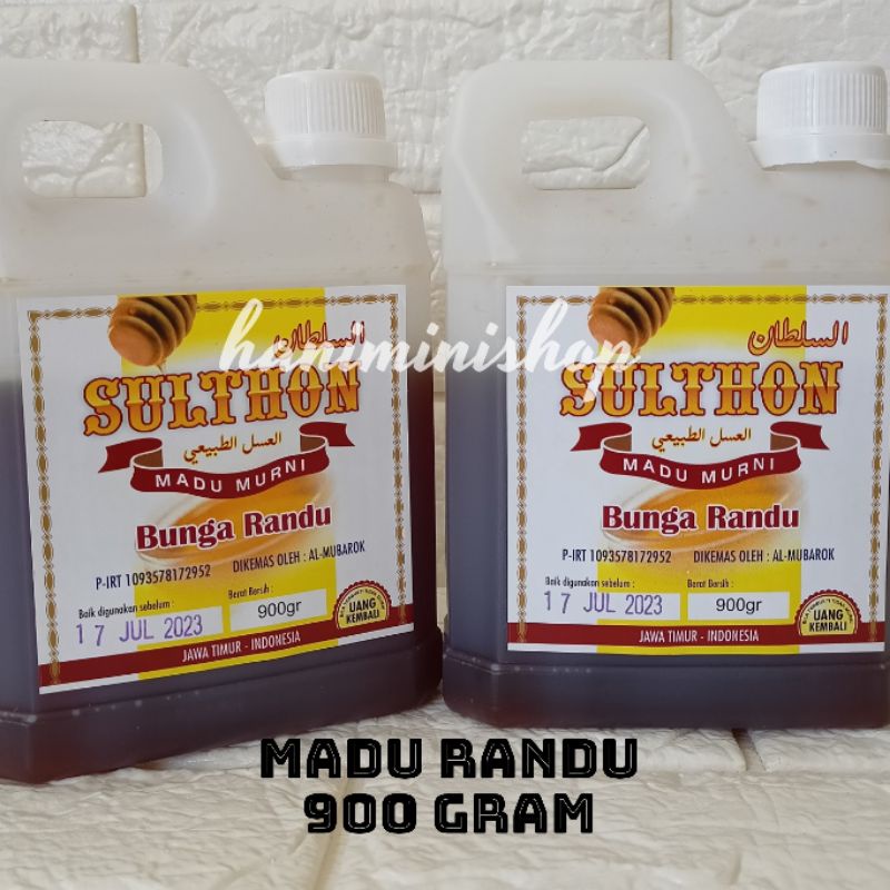 

Madu Murni Bunga Randu SULTHON 900 gram