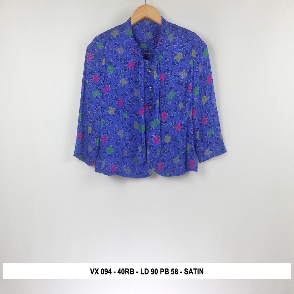 Thrift Blouse Vintage | Kode V3-VX 094