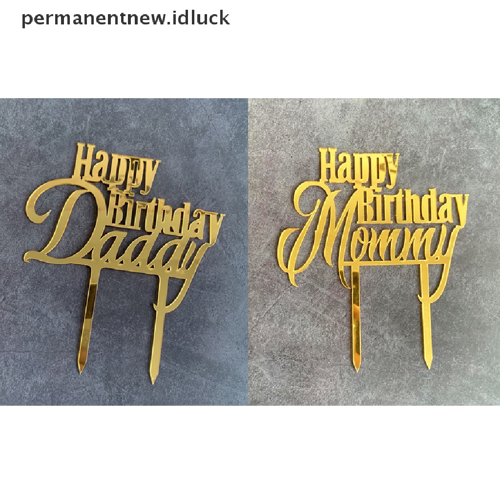 Topper Kue Desain Happy Birthday Mommy Daddy Bahan Akrilik Untuk Dekorasi Pesta  (ID) Buku Novel Dewasa Dalam Bahasa Mandarin