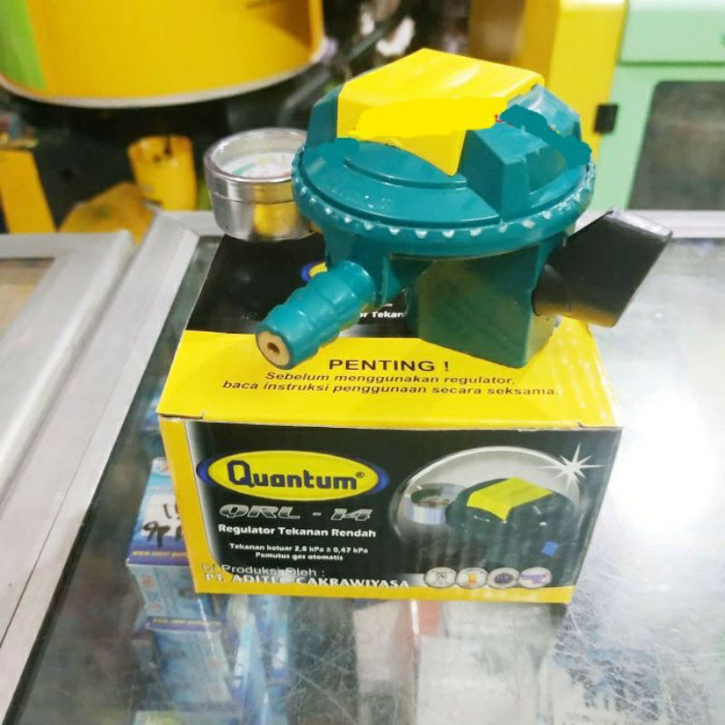 Quantum Regulator Gas Meter Tekanan Rendah QRL14GB