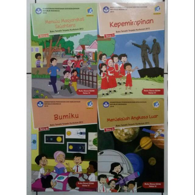 Terbaru Paket Tematik dikbud SD kls 6 semester 2
