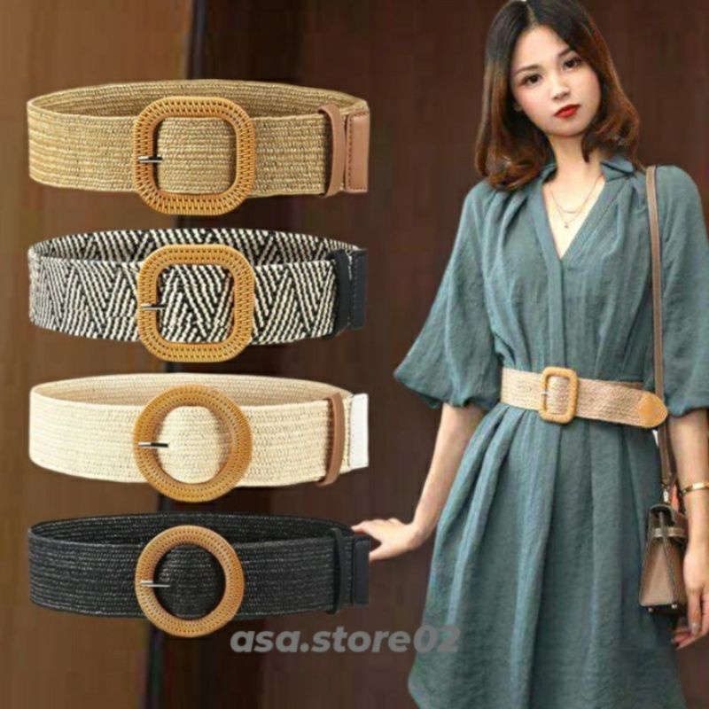 Ikat Pinggang Wanita Motif ANYAM//Ikat Pinggang Wanita Korea