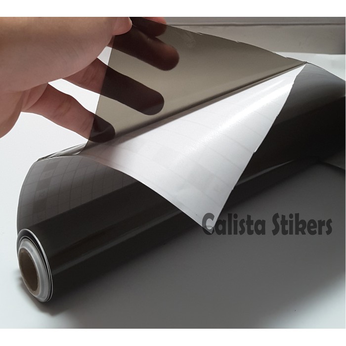 Stiker Skotlet Hitam Transparan Glossy Black Motor