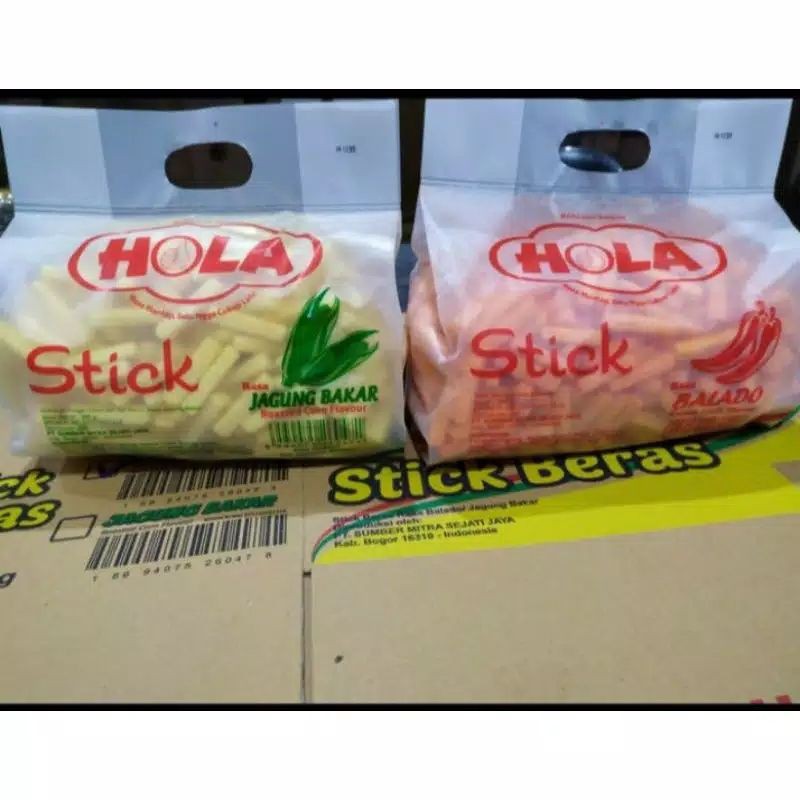 

Snack Hola Stick Rasa Jagung bakar dan Balado 350gr