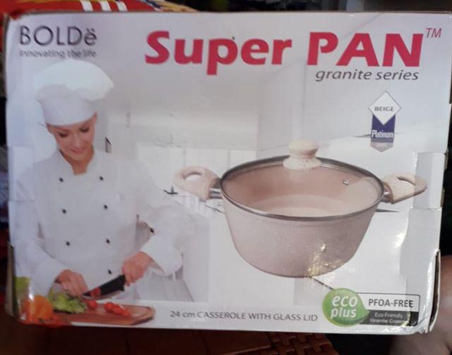 Panci Casserole 24cm + Lid Granite Coating - Bolde