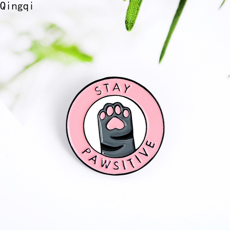 Bros Pin Enamel Desain Kartun Cakar Kucing Untuk Hadiah