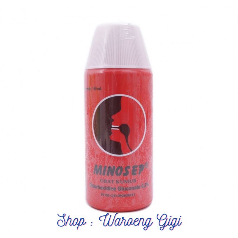 Minosep Obat Kumur Mouthwash 150ml (Merah)