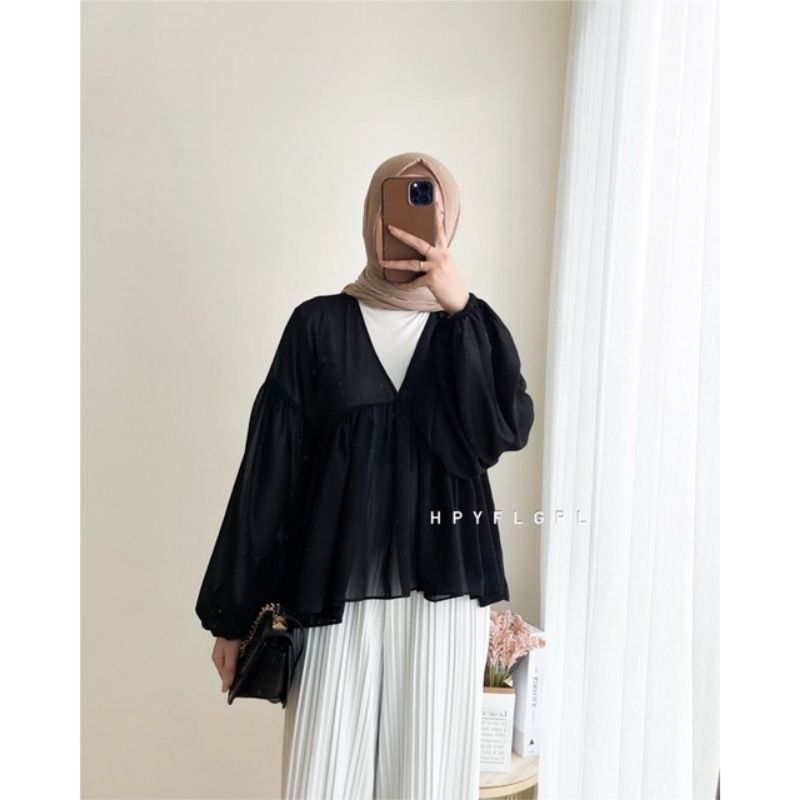 Sf- Outer Dealova blouse wanita | Atasan Wanita-2