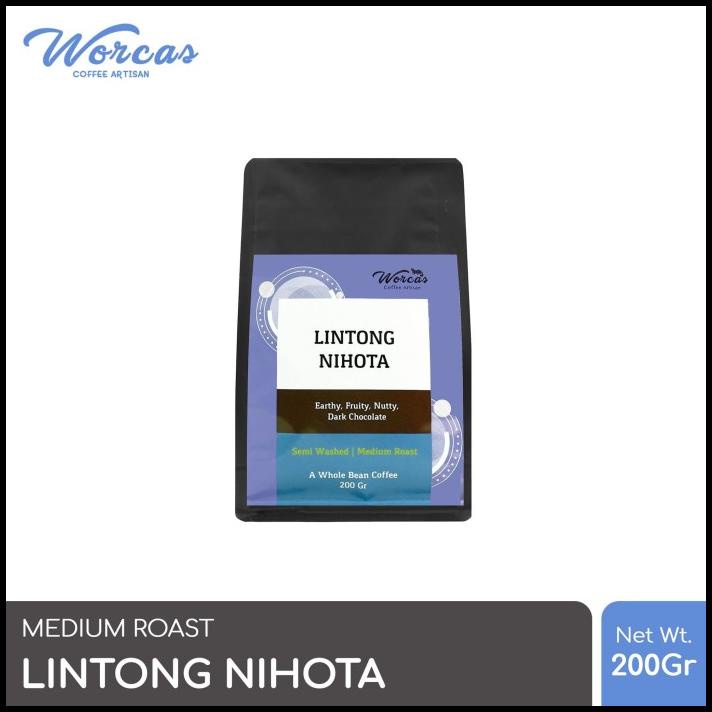 

Worcas Arabica Lintong Nihota 200 Gram - Medium Roasted Coffee