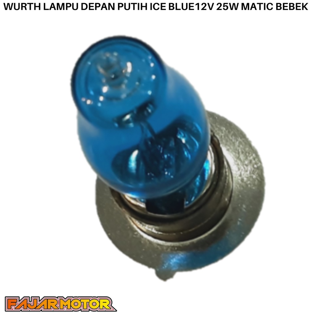OBRAL LAMPU DEPAN WURTH HALOGEN PUTIH 12V 25W