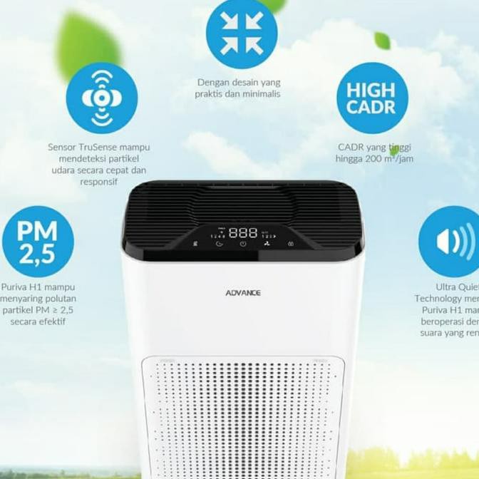 Air Purifier Advance /Penyaring Udara Advance Puriva H1 Tokomisella