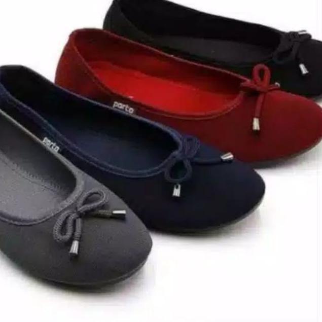 Buruan Dapetin PORTO-Sepatu flatshoes balet >>