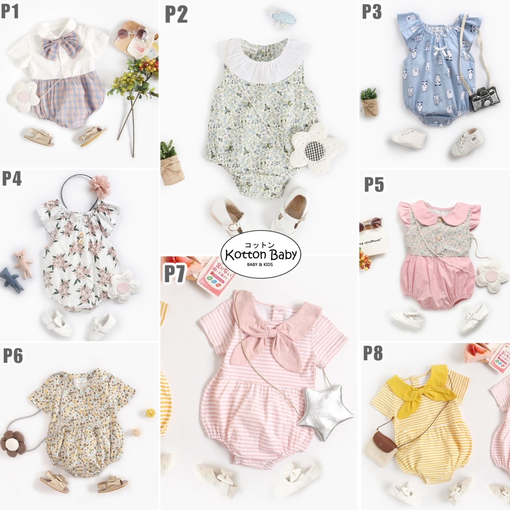 0-18bln PAKAIAN BAYI [Premium impor] BAJU ANAK JUMPER JUMPSUIT ROMPER PEREMPUAN catalog ZD P