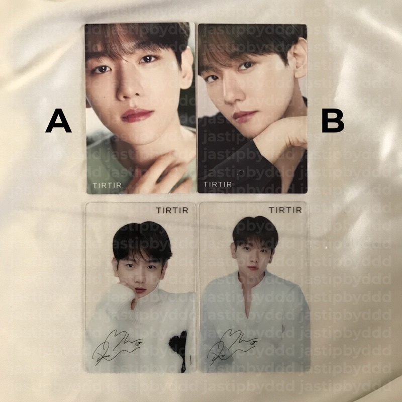 PHOTOCARD TIRTIR BAEKHYUN PC TRANSPARENT LIPTINT EXO