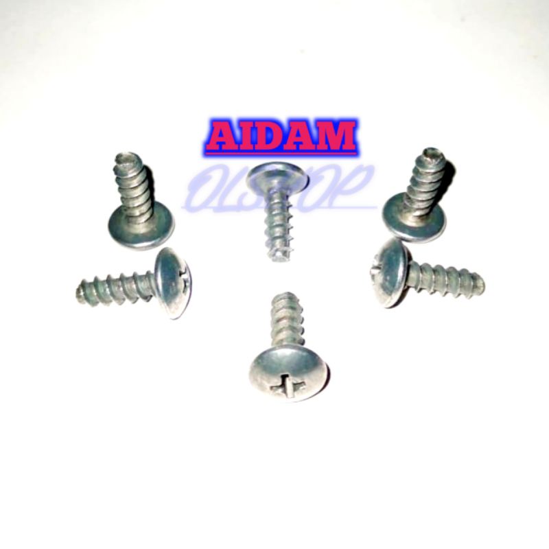 15 PCS BAUT ONLY BODY MOTOR YAMAHA MIO XRIDE JUPITER NMAX BAUT SKRUP YAMAHA MATIC NON MATIC UKURAN M5x16