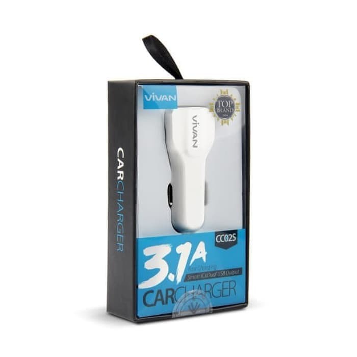 Vivan Car Charger Dual USB 3,1A Fast Charger