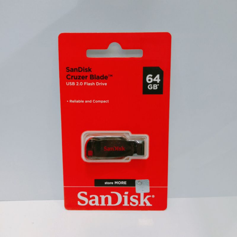 Flashdisk Sandisk Cruzer Blade 64 GB Original Flash Disk 64GB