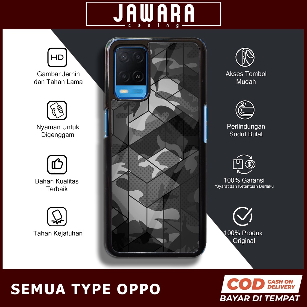 Case Oppo A54 Case Hp Oppo A54 Premium Glossy Jawara Casing [SLDR] Casing Hp Oppo A54 Aesthetic Kesi