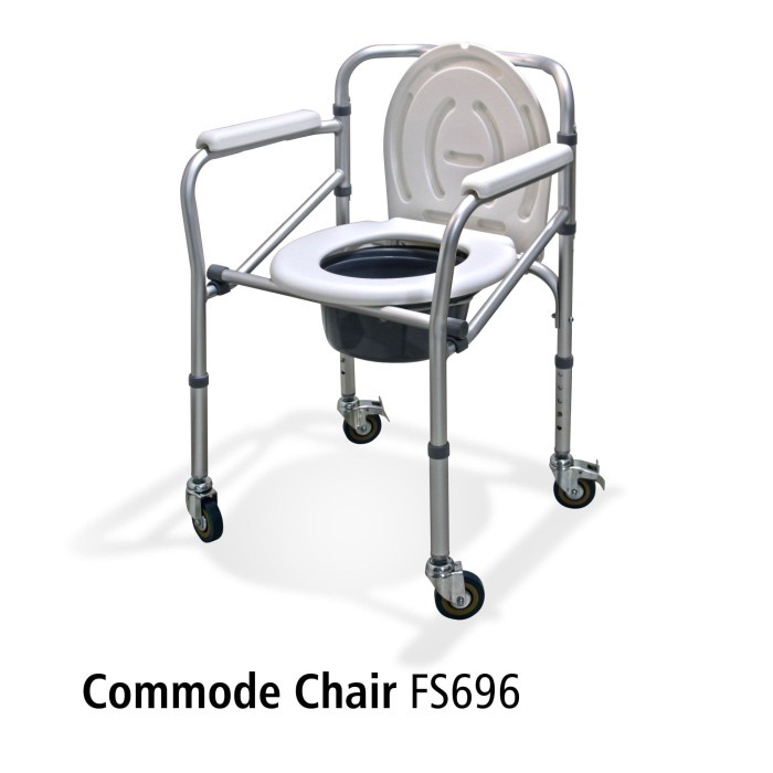 Kursi BAB Commode Chair Dengan Roda 696 OneMed OP