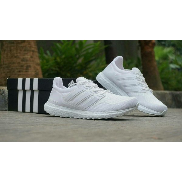 sepatu casual running adidas ultra boost full putih cewek woman wanita 36-43 free box dus adidas