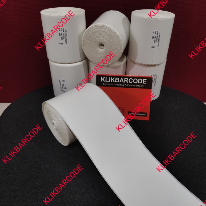 

LABEL BARCODE DIRECT THERMAL 80 X 30 METER ( 74 x 30mtr ) CONTINUOUS - CORELESS