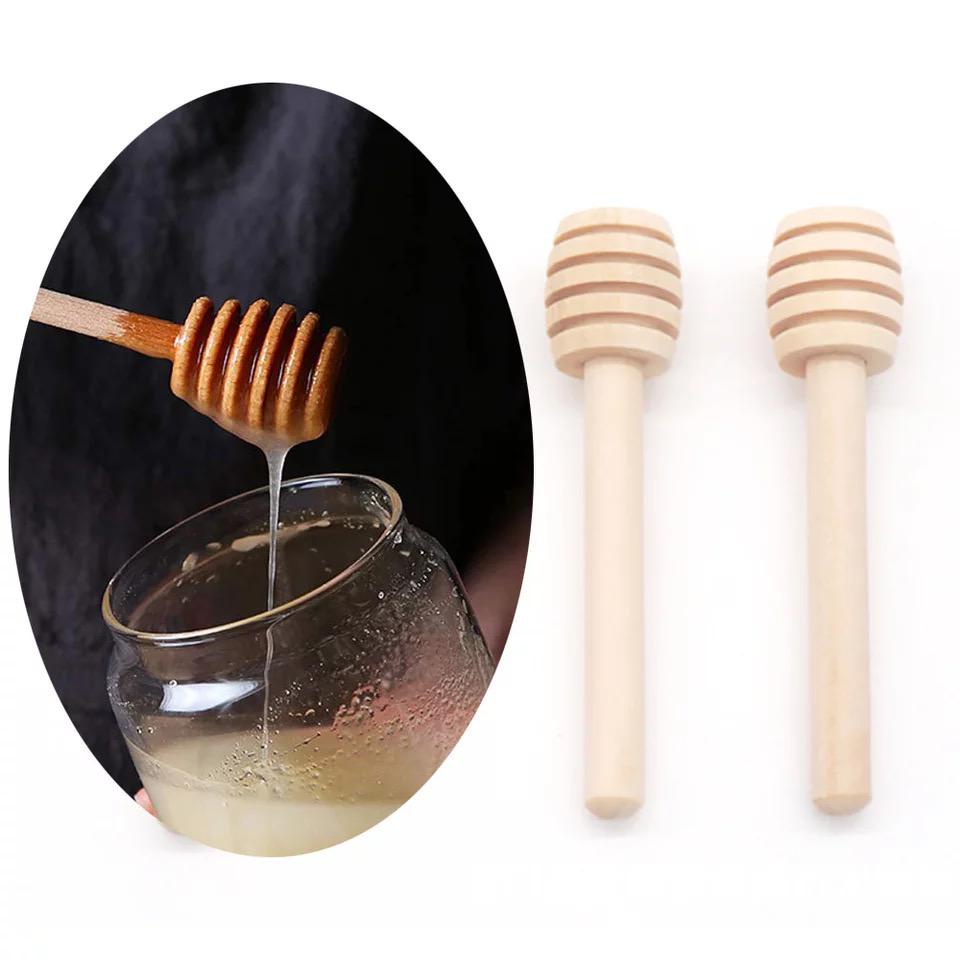 mini wood honey stick stir bar / sendok kayu madu kecil / wooden honey dripper