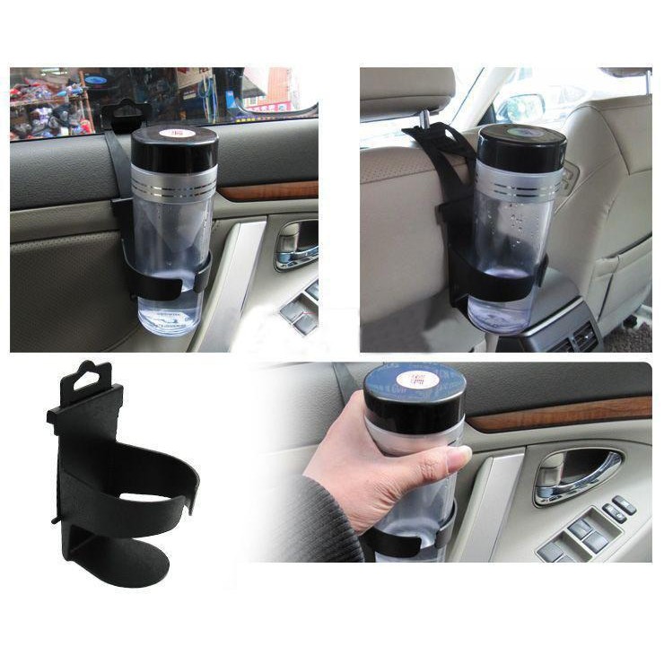 Tempat Holder Minum Minuman Botol HP Jepit Pintu Mobil Gantung Belakang Jok Mobil Slim