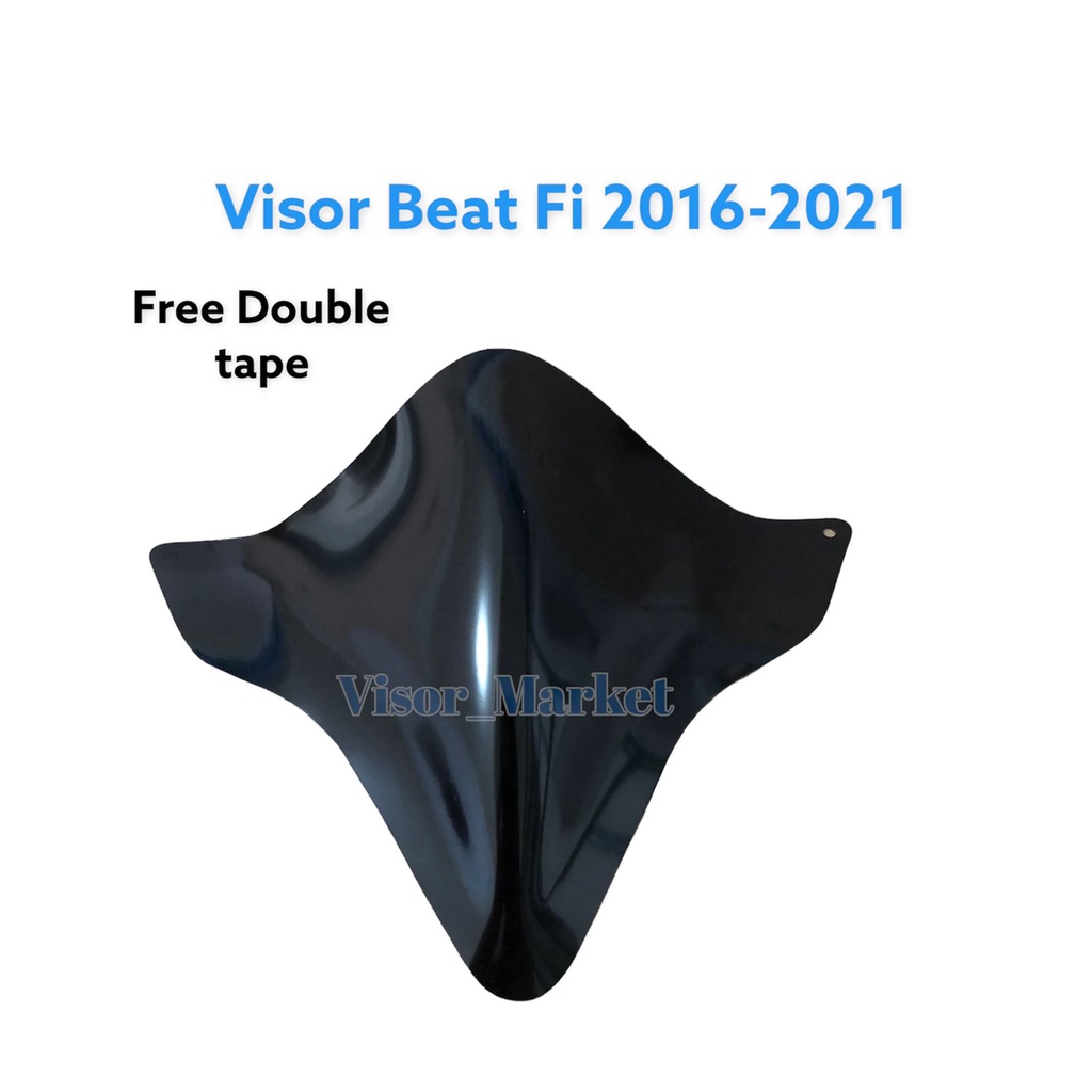 VISOR BEAT Fi TAHUN 2016 - 2021 FREE DOUBLE TAPE Promo Visor Beat Fi Esp Tahun 2016 - 2022 Free Double Tape  Pemasangan Pnp Kualitas Terbaik Dan Bergaransi