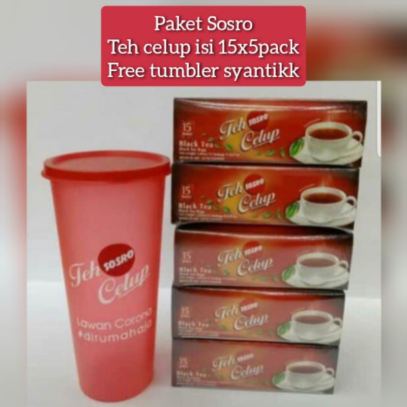 

PROMO!! Paket Teh Sosro Feee tumbler