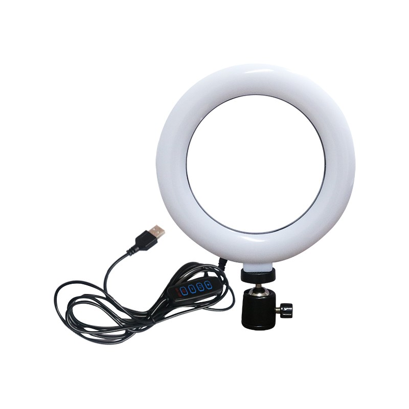 EELIC RIL-6INCH Ring light led usb lampu cincin dimmable 3 mode cahaya
