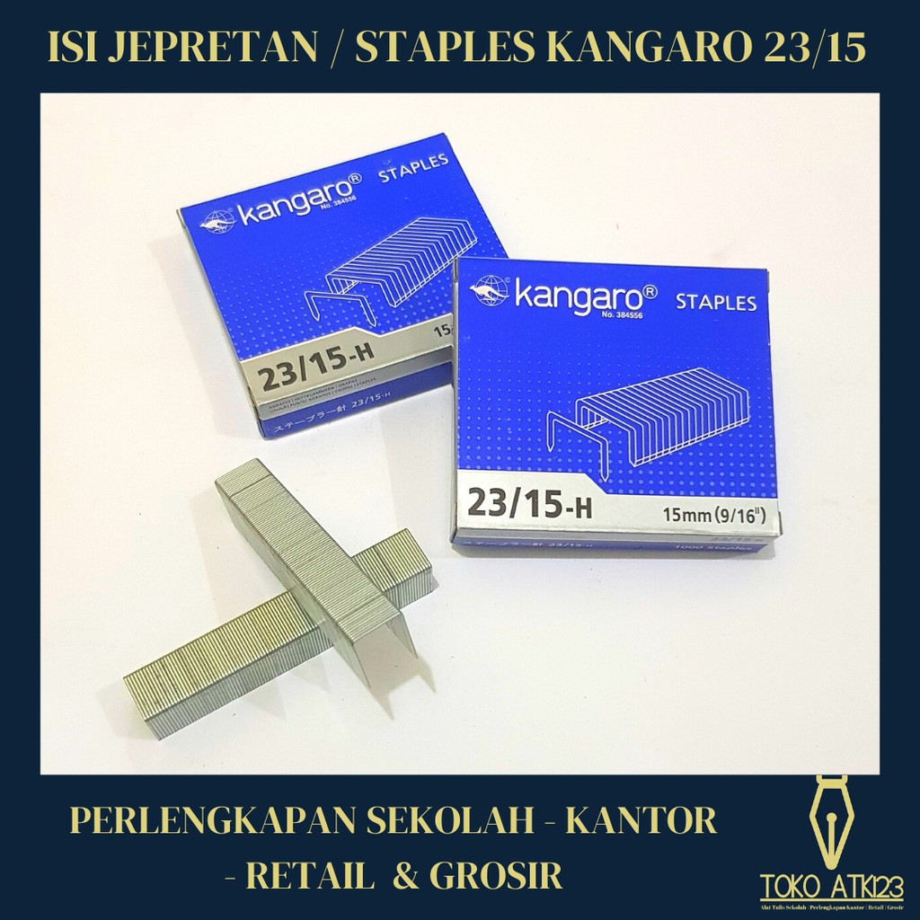 Staples / Isi Jepretan Merk Kangaro No. 23/15-H