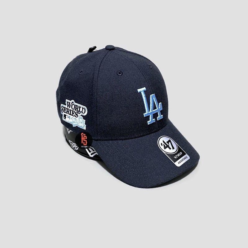 TOPI ORIGINAL 47 MVP WS 1981 LOS ANGELES DODGERS NAVY SKYBLUE