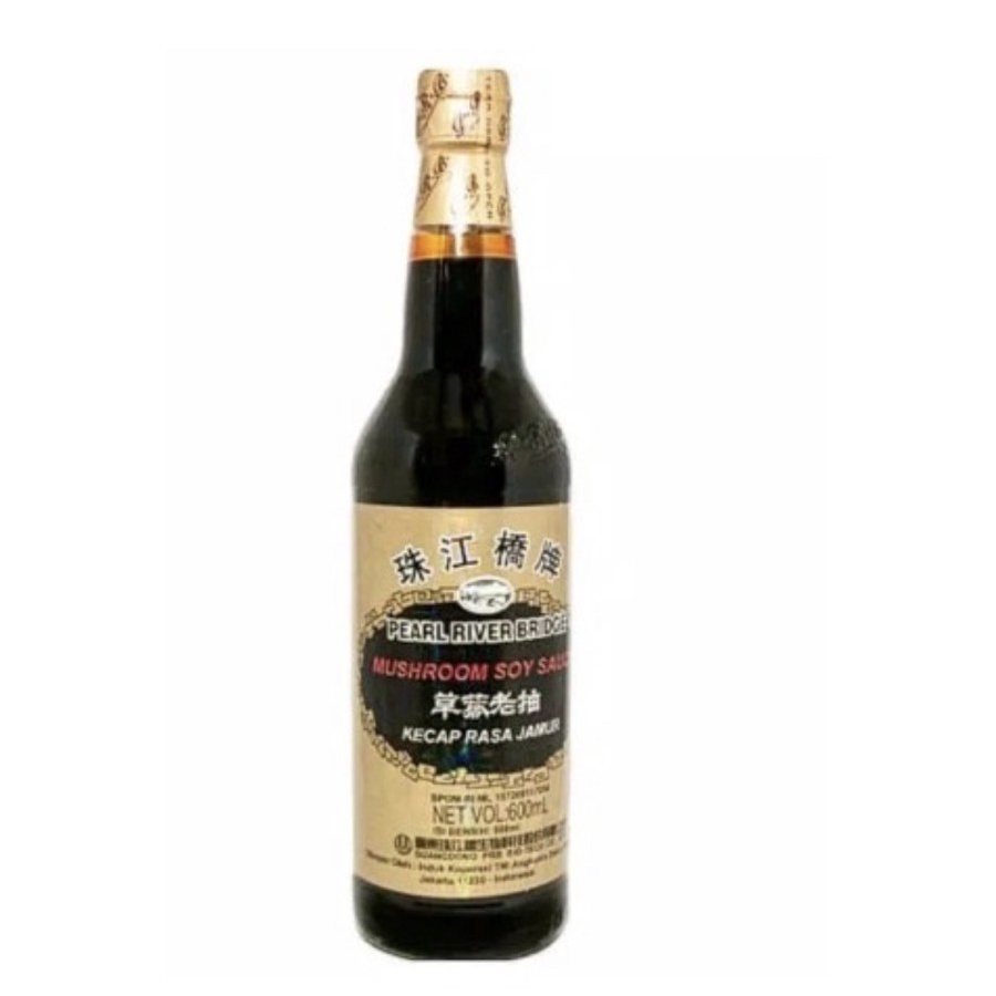 

Kecap Rasa Jamur Pearl River Bridge Mushroom Soy Sauce Lao Chou 600ml