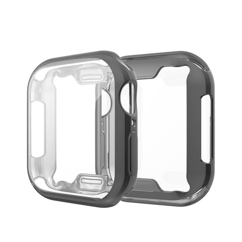 Case Pelindung Layar 360 Derajat Bahan Tpu Untuk Apple Watch Se 6 5 4 3 2 1 42mm 38mm 4 3 44mm 40mm