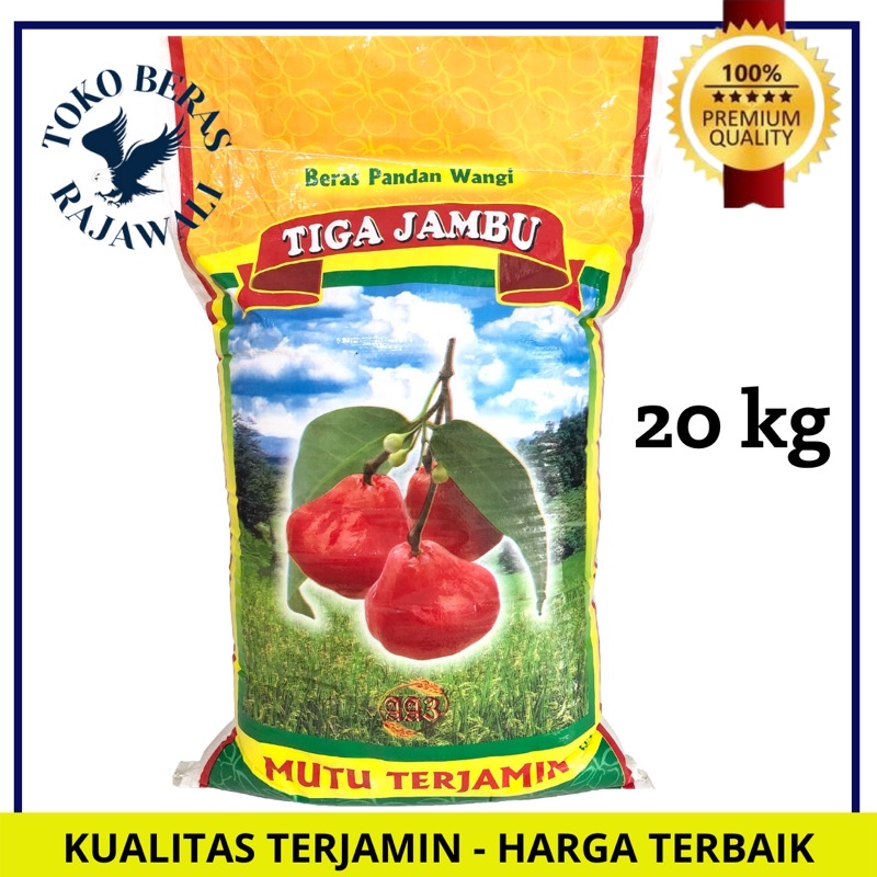

Beras Pandan Wangi Cap Tiga Jambu 20 Kg