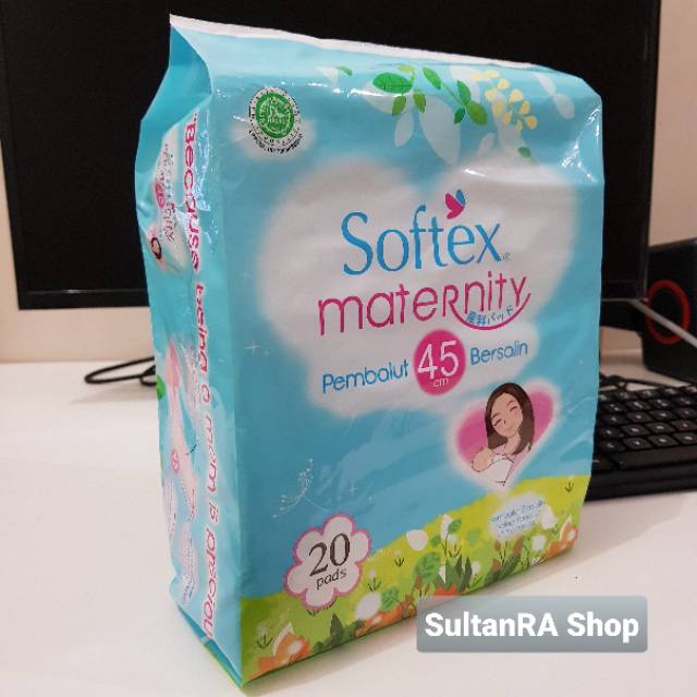 SOFTEX Maternity Pembalut Bersalin 45 cm 20 s Pembalut Ibu Melahirkan Softex Maternity (isi 20 Pads / 10 Pads)