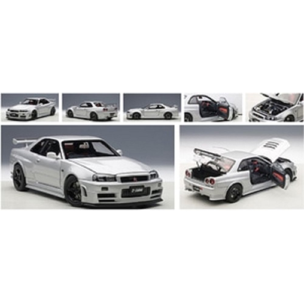 AUTOART NISSAN SKYLINE GTR R34 Z TUNES SILVER Terlaris