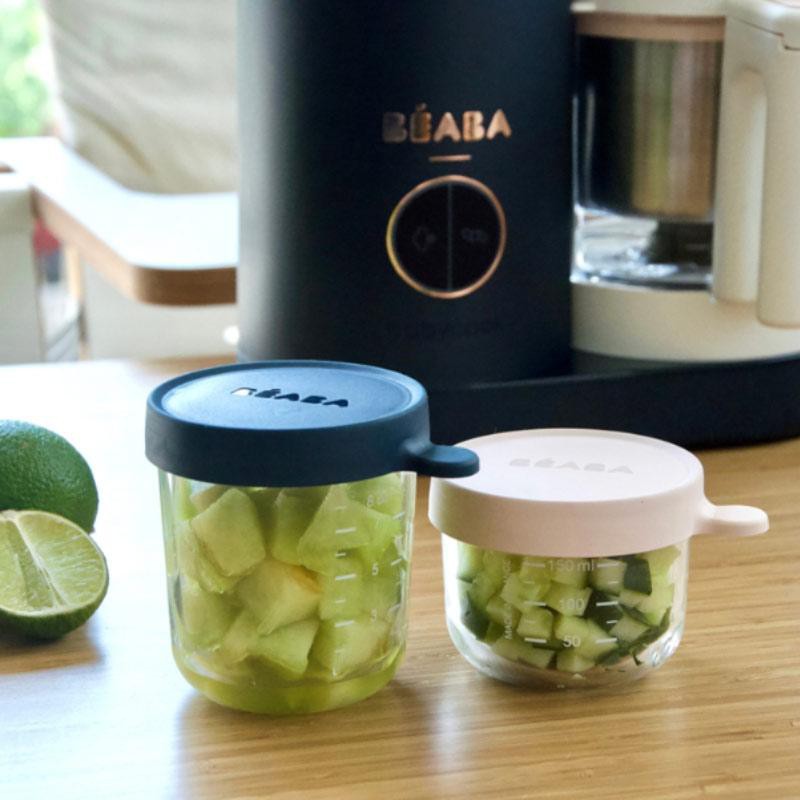 Beaba Set of 2 Glass Containers 150ml + 250ml