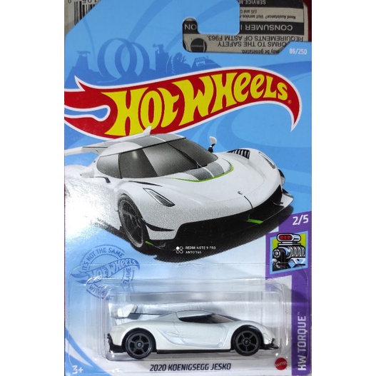 Hotwheels koenigsegg jesko putih