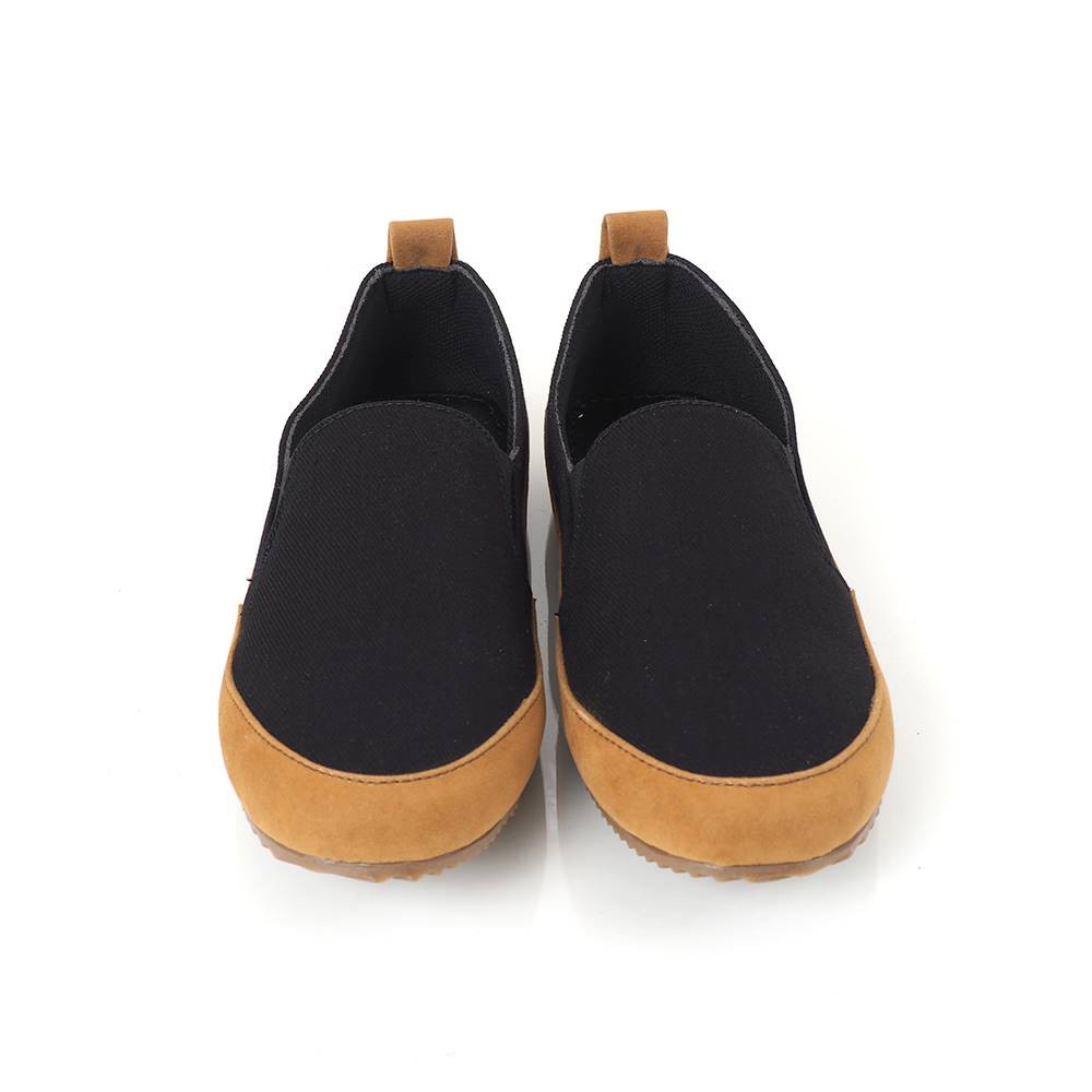 SPACE BLACK |FORIND x GDNS| Sepatu Slop Ori Casual Santai Kasual Laki Pria Cowok Slip On Footwear